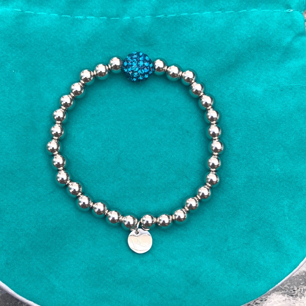 Rustic cuff Ireland blue